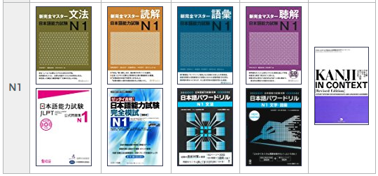Recommended Books for N1