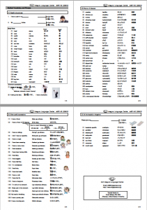 Medial Vocabulary and Phrases