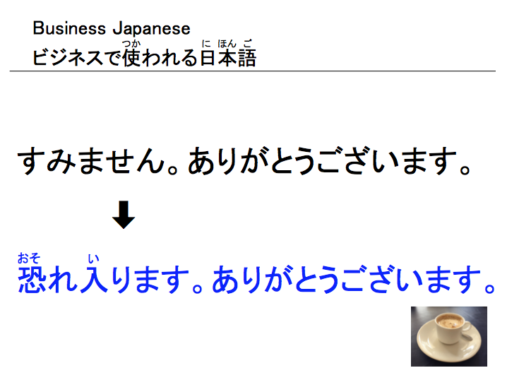 ビジネスで使われる日本語