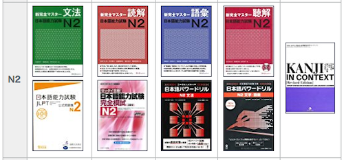 Recommended Books for N2