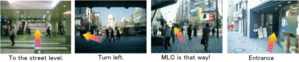 MLC Japanese Language School from Meguro Line, Namboku Line, Mita Line Meguro Station