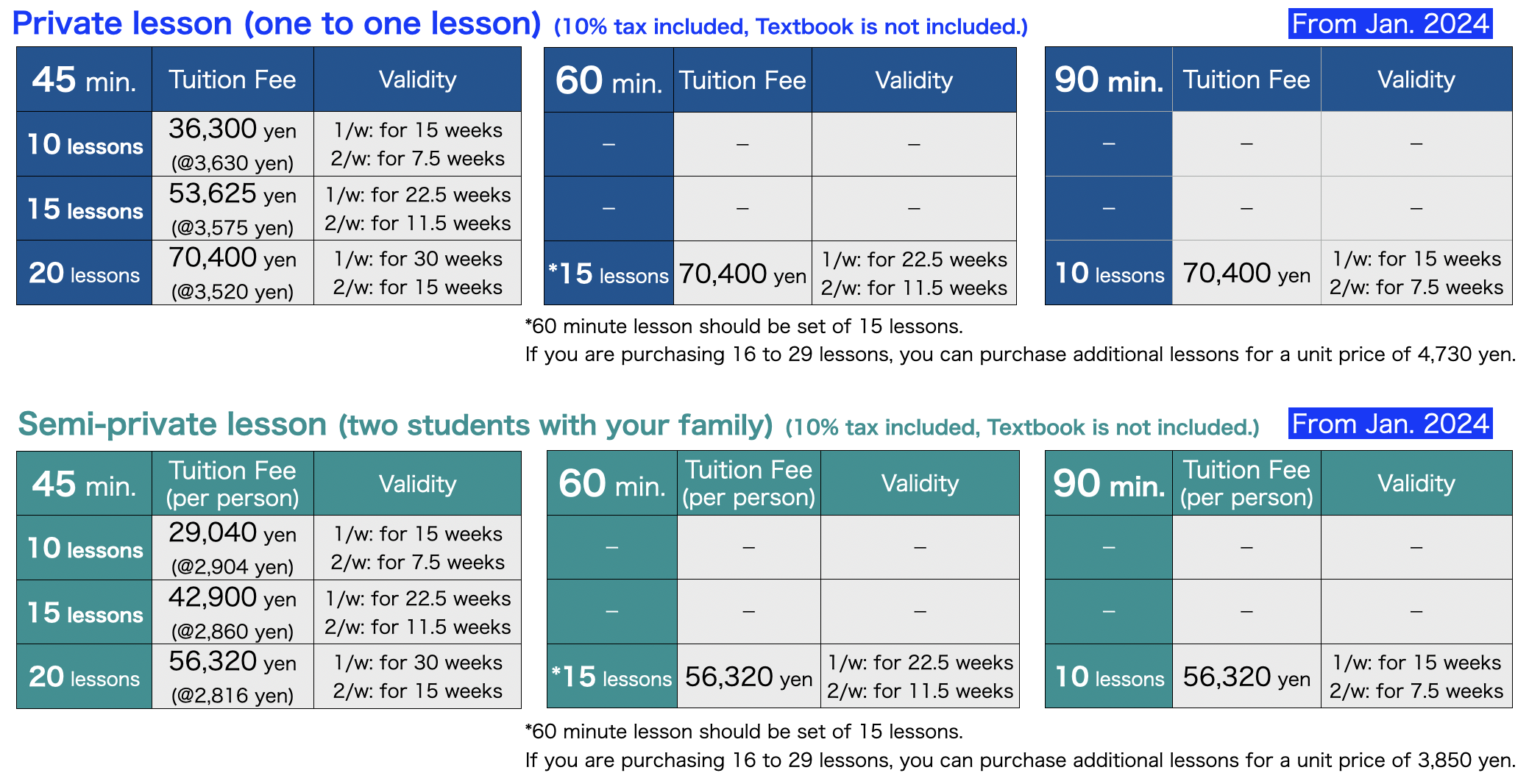 Tuition Fee