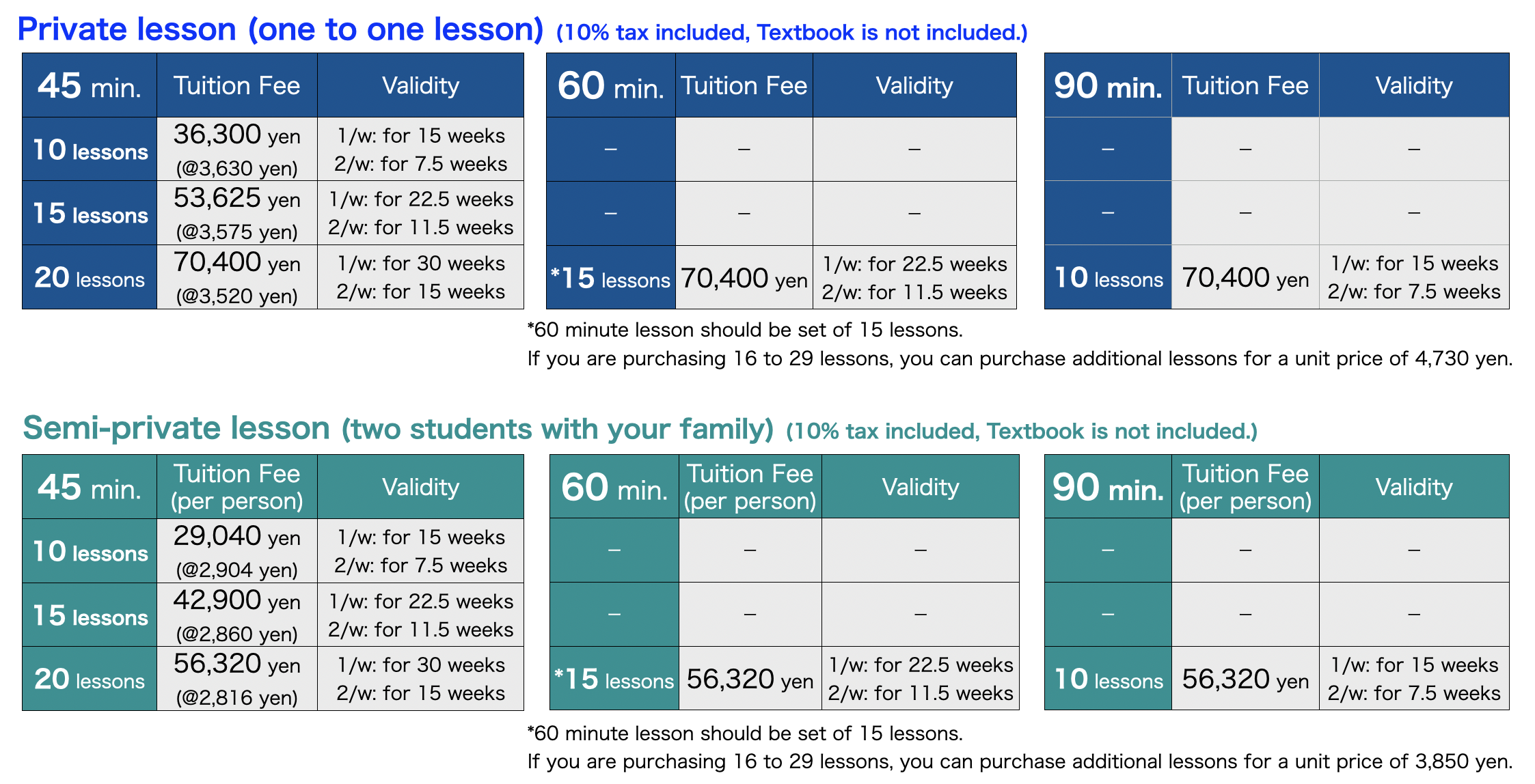 Tuition Fee