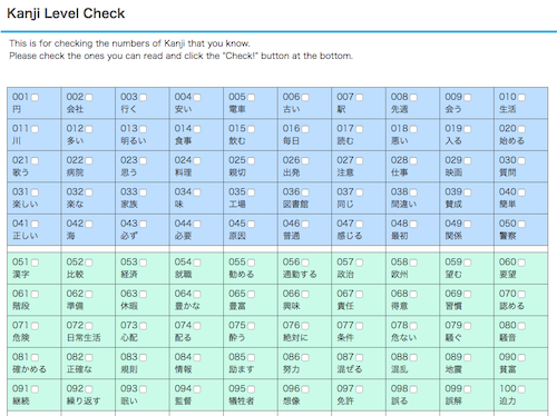 online jlpt n5 test